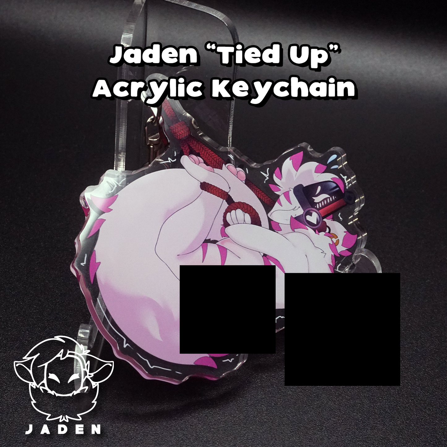 Jaden "Tied Up" Acrylic Keychain