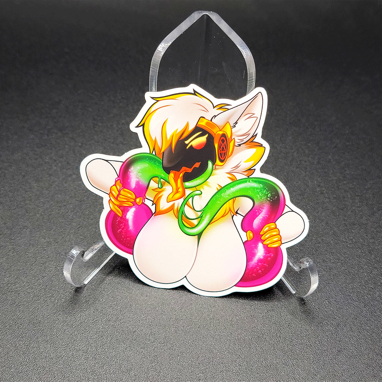 Juno "Rainbow Tentacles" Sticker