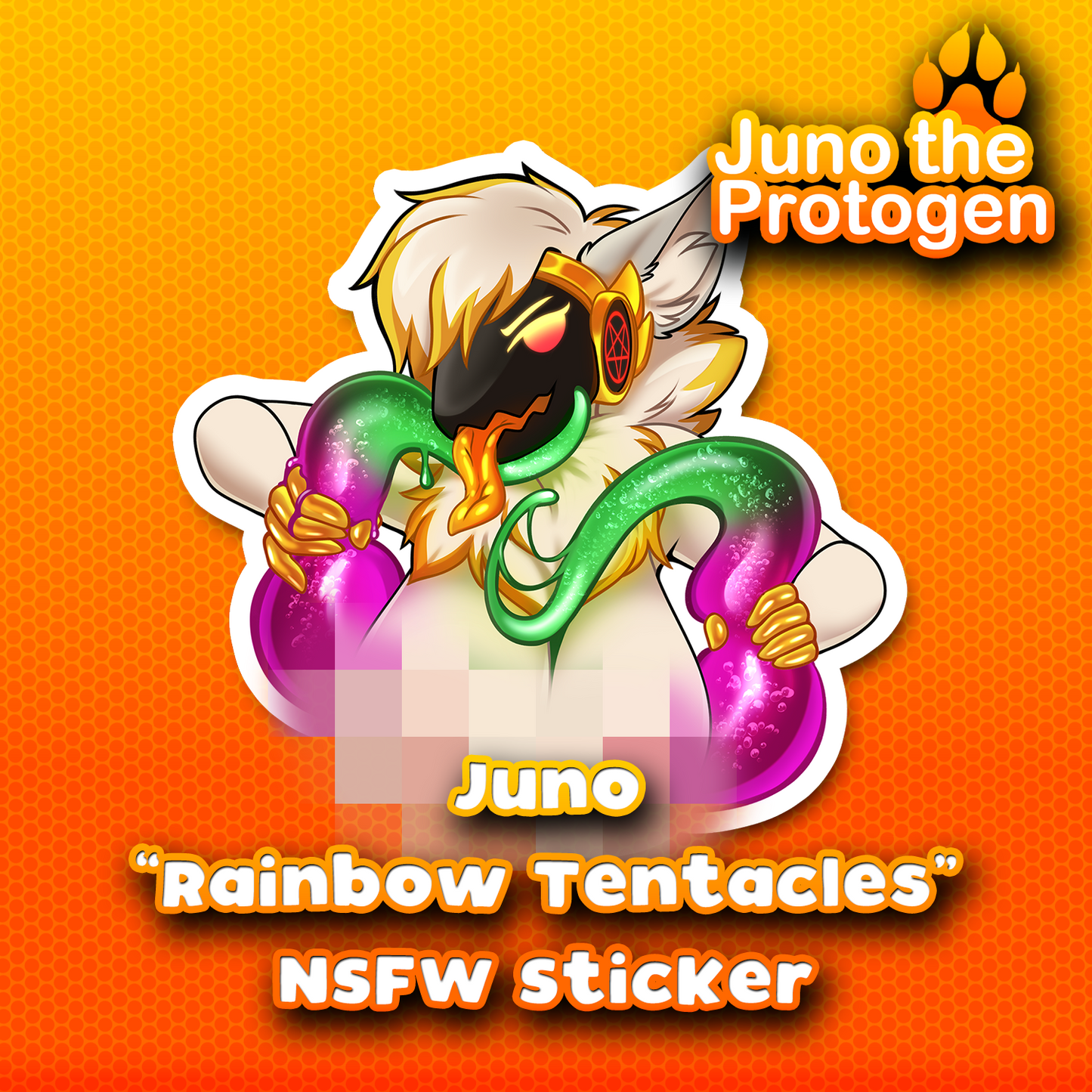 Juno "Rainbow Tentacles" Sticker [Pre-Order]