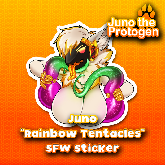 Juno "Rainbow Tentacles" Sticker [Pre-Order]