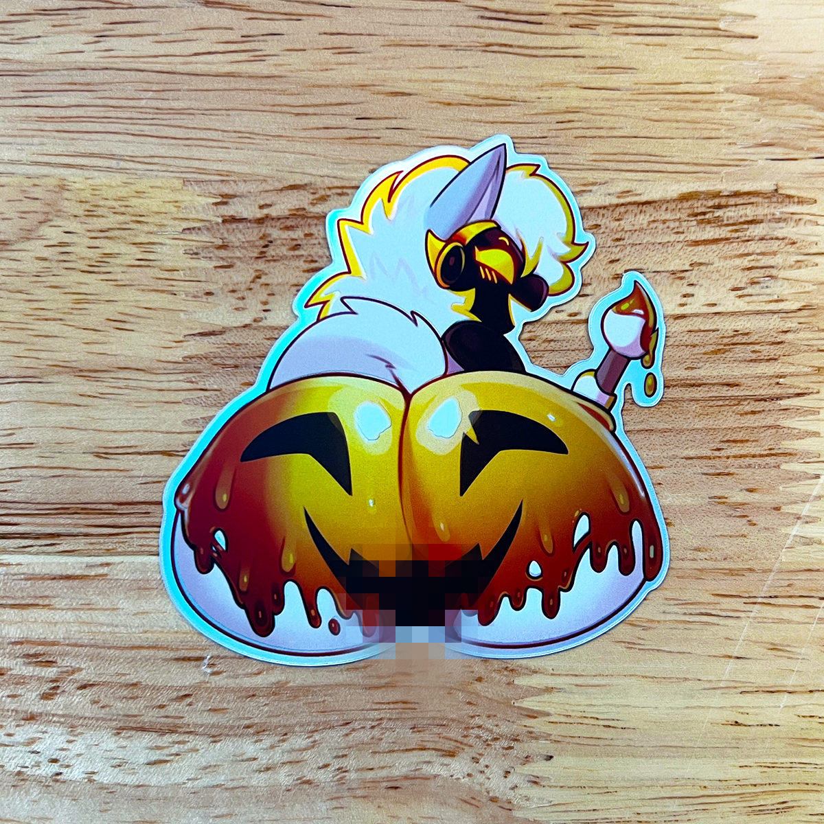Juno - Pumpkin Butt Sticker