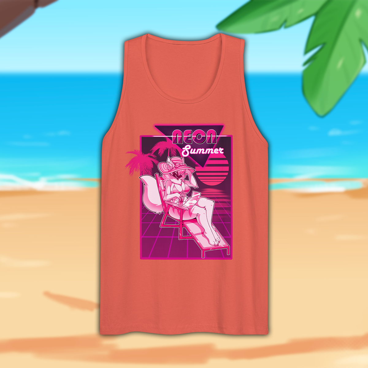 Juno Neon Summer Tank Top