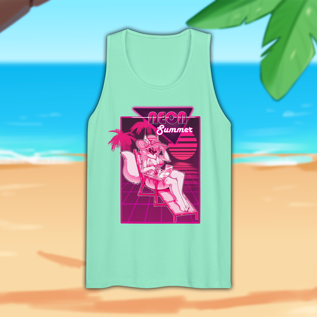 Juno Neon Summer Tank Top