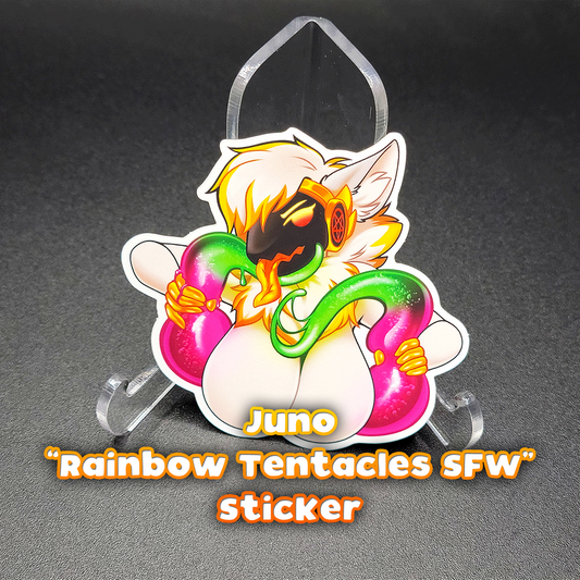 Juno "Rainbow Tentacles" Sticker