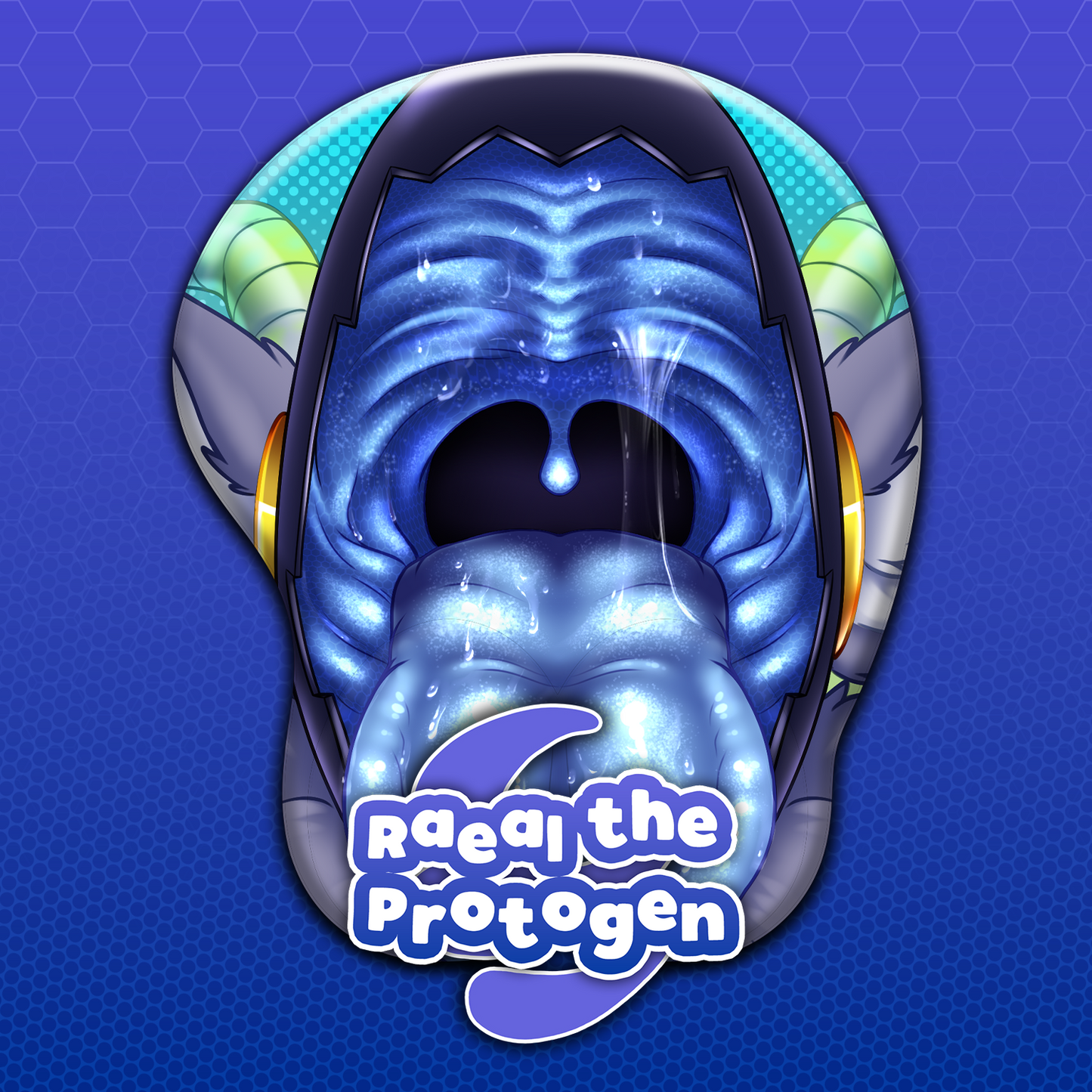 Raeal the Protogen "Maw" 3D Mousepad [Pre-Order]