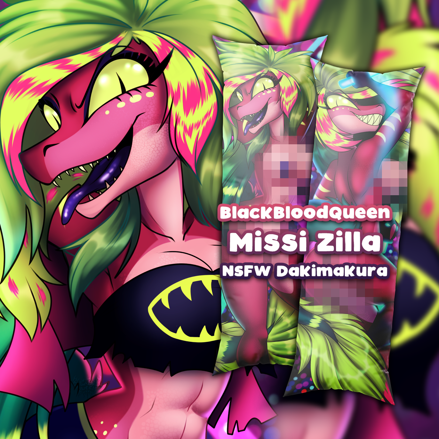 BBQ Missi Zilla Dakimakura