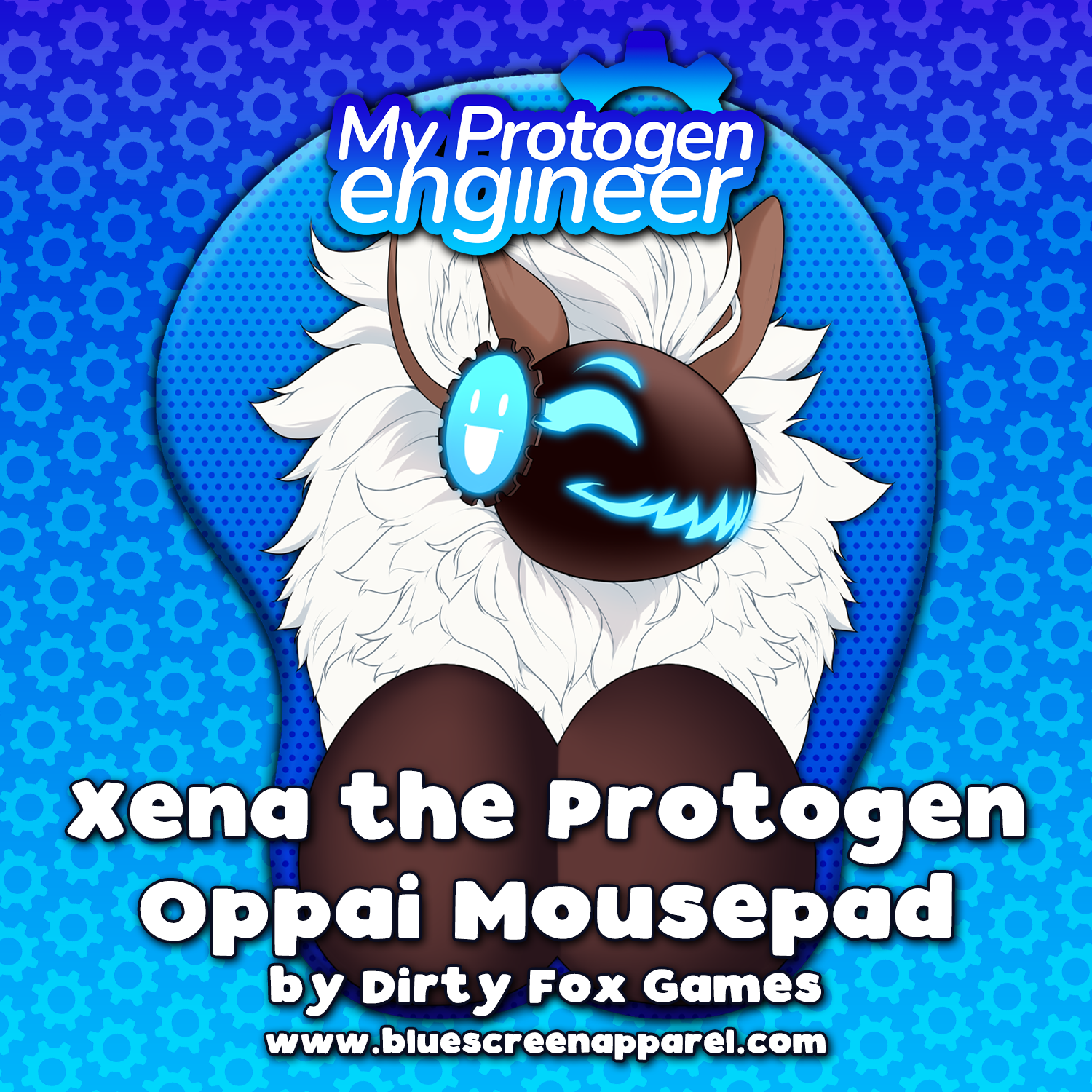Xena The Protogen Oppai Mousepad Blue Screen Apparel xena-the-protogen-oppai-mousepad-blue-screen-apparel