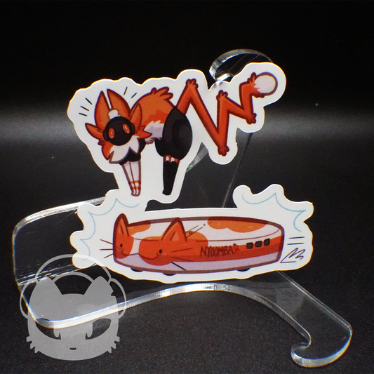 Coffee "Nyoomba Scare" Sticker