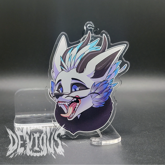 Devious "Open Wide" Acrylic Keychain