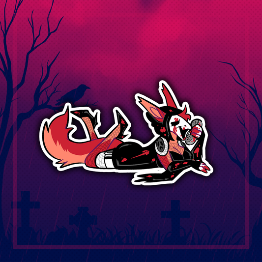 Pinewarden - Scream Protogen Halloween Sticker