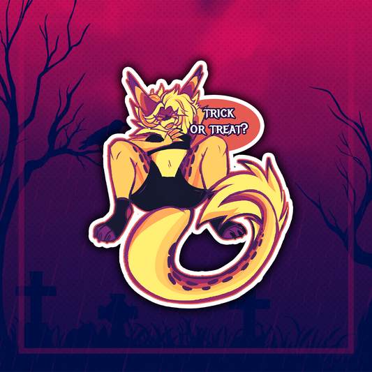 Pinewarden - Tara Wickerbeast Halloween Sticker