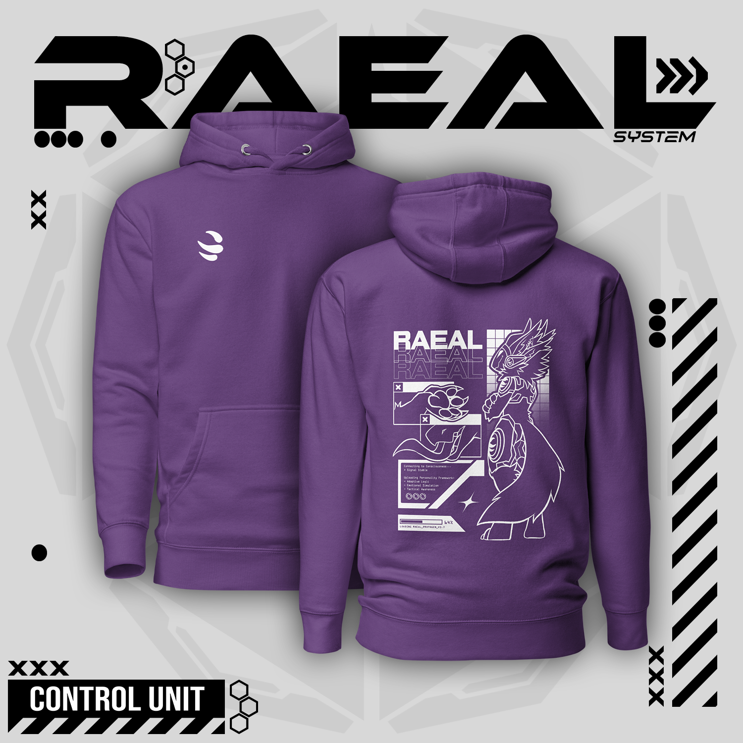 Raeal - Tech Hoodie – Blue Screen Apparel