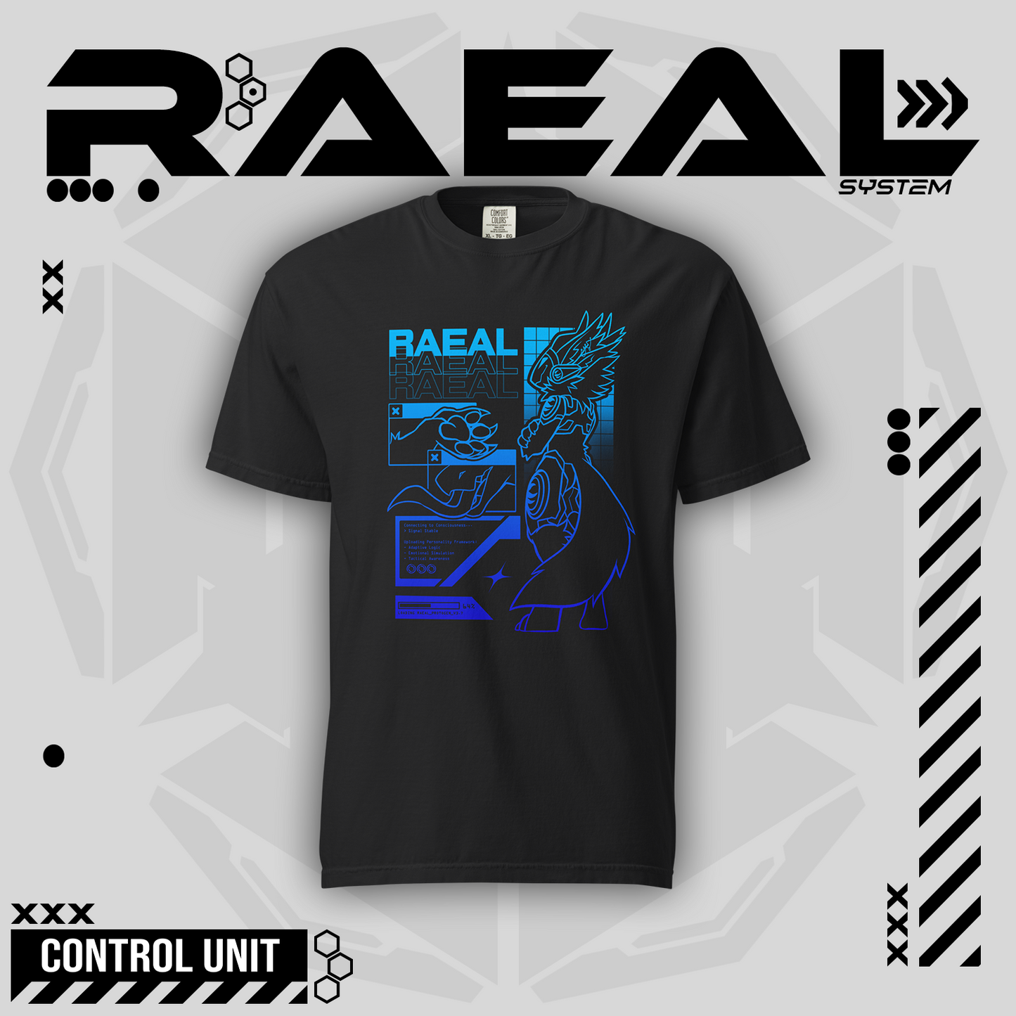 Raeal - Tech Wear Logo Tee