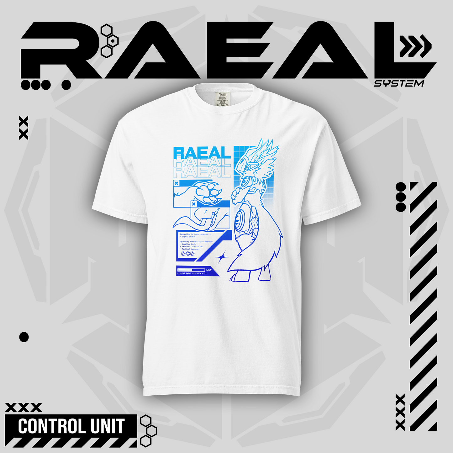 Raeal - Tech Wear Logo Tee