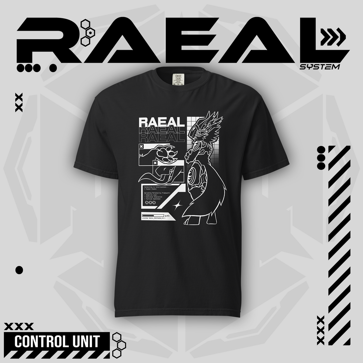 Raeal - Tech Wear Logo Tee