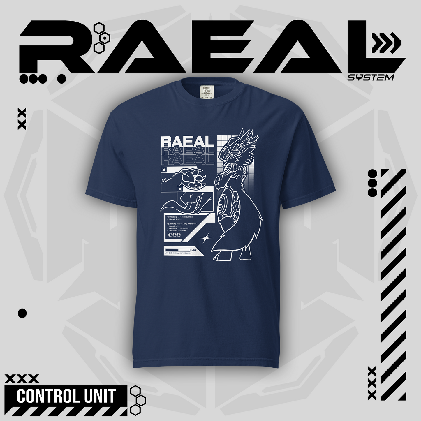 Raeal - Tech Wear Logo Tee