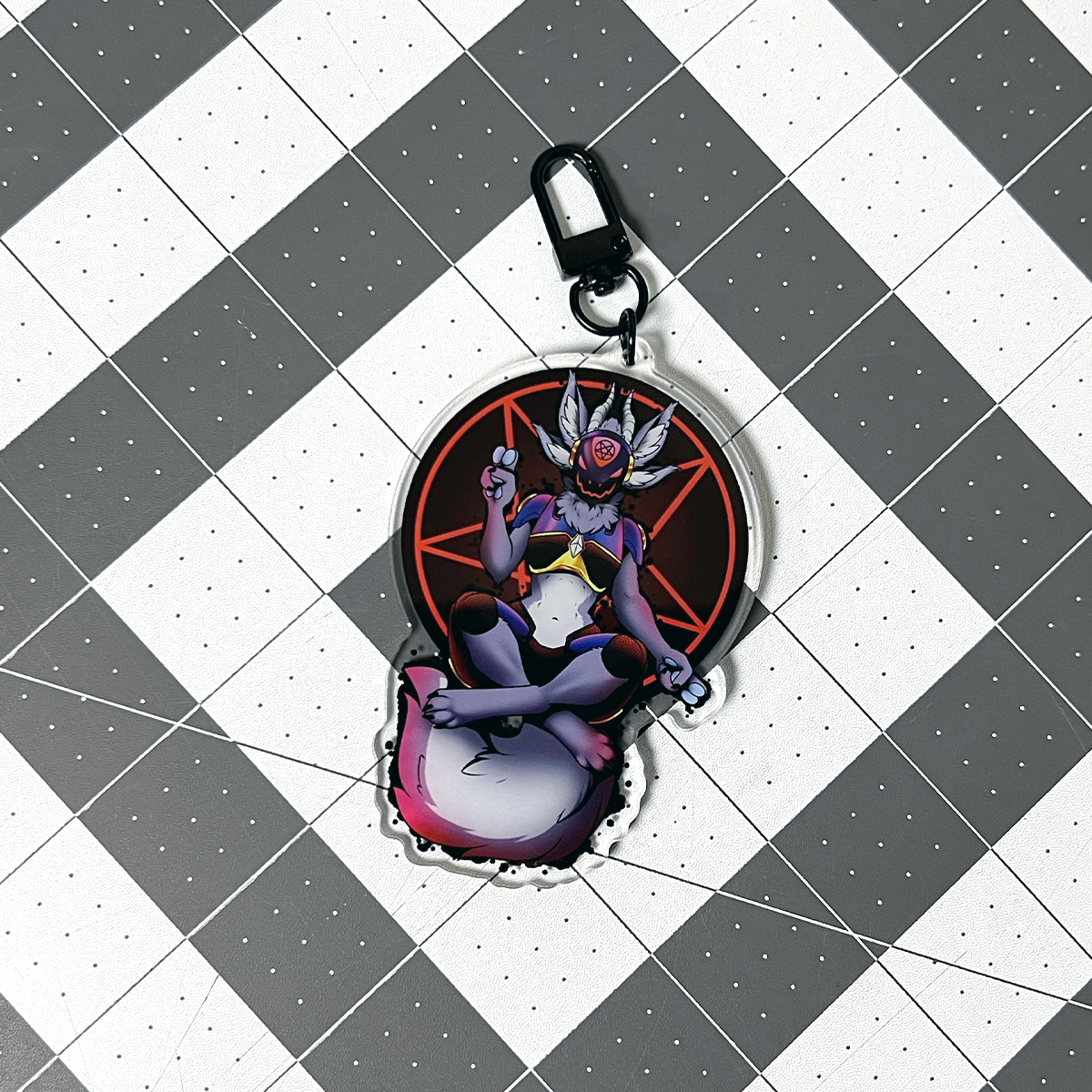 Raeal "Baphomet" Acrylic Keychain