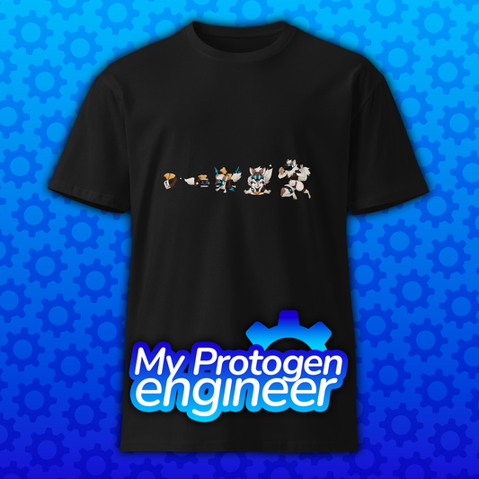 Xena the Protogen "Evolution" Logo Tee