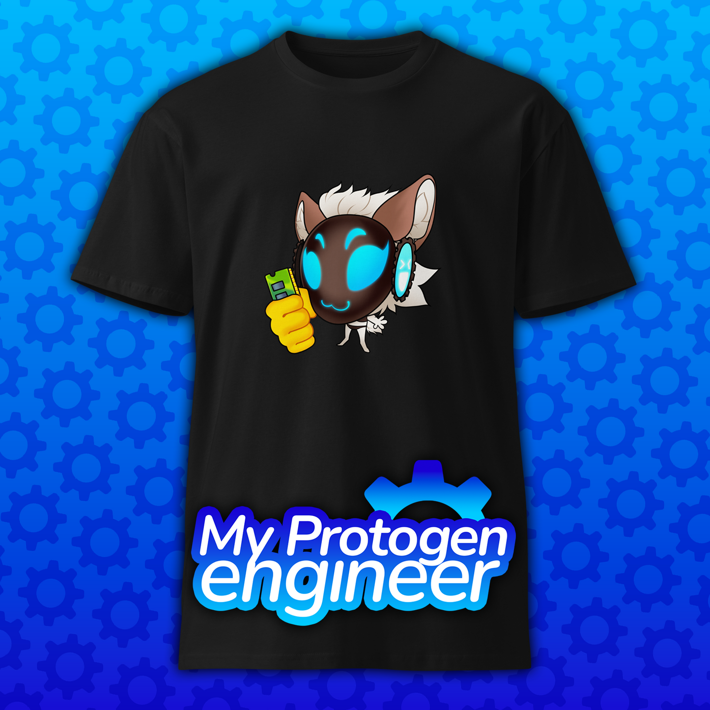 Xena the Protogen "Hold This" Logo Tee