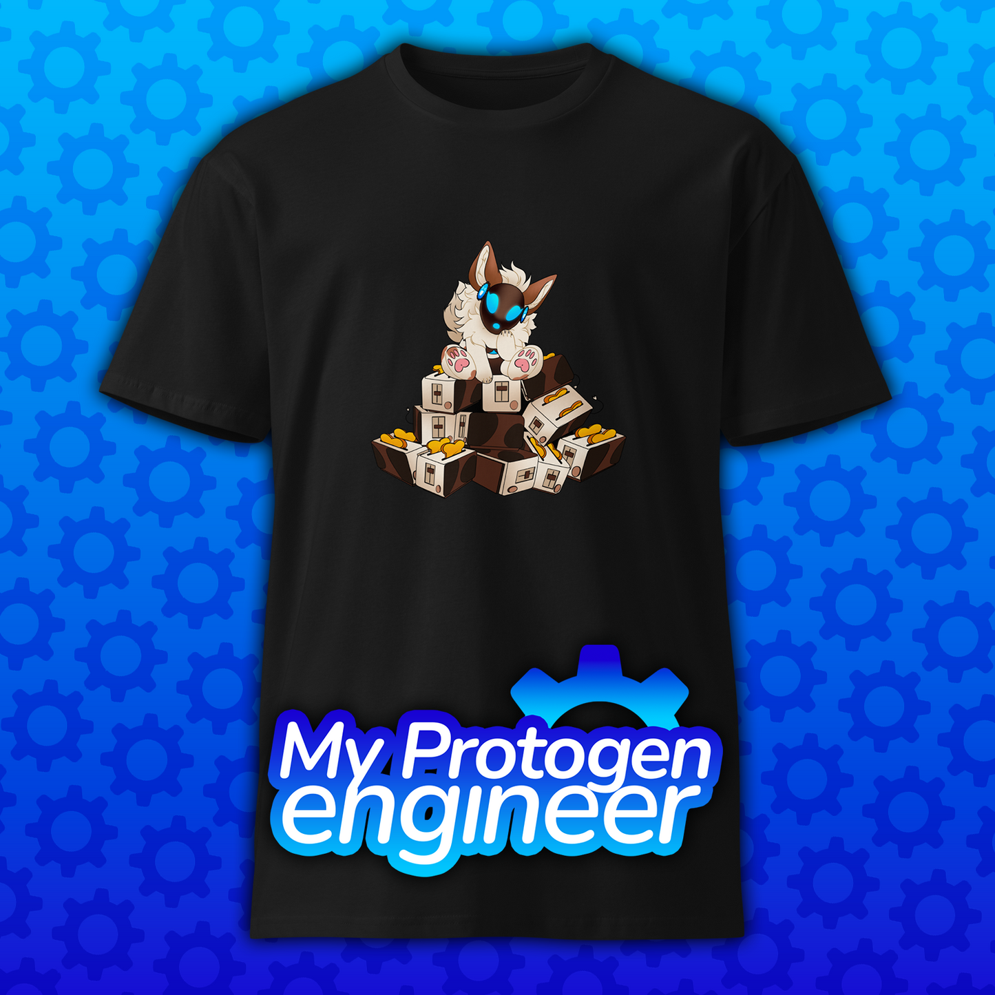 Xena the Protogen "Pile of Toasters" Logo Tee