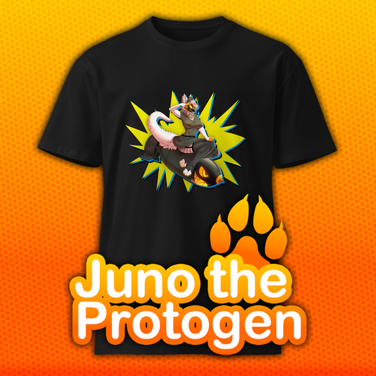 Juno the Protogen "She's the Bomb" Logo Tee