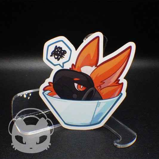 Coffee "Shame Cone" Sticker