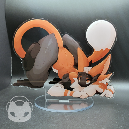 SketchyProtogen "Coffee Pounce" Acrylic Standee