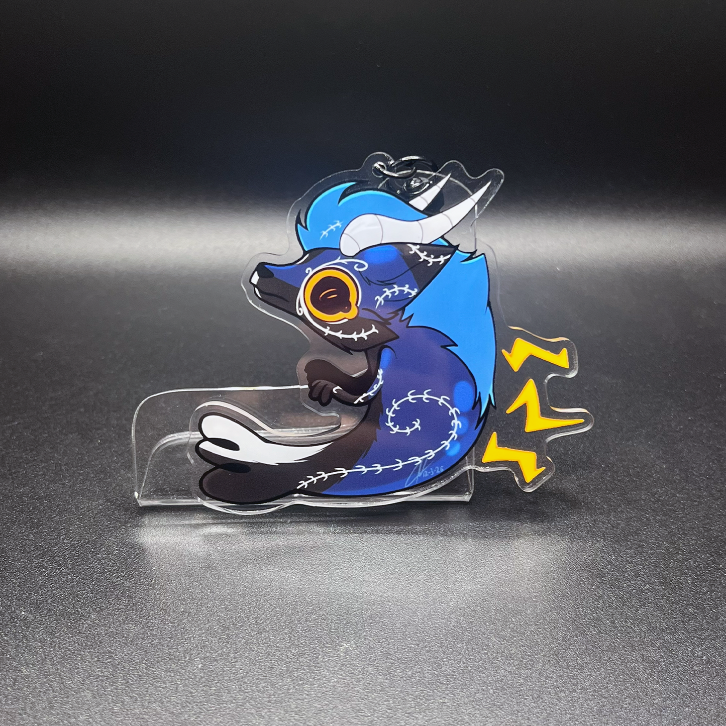 SnoweyVR Worm Keychain