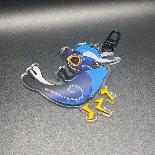 SnoweyVR Worm Keychain