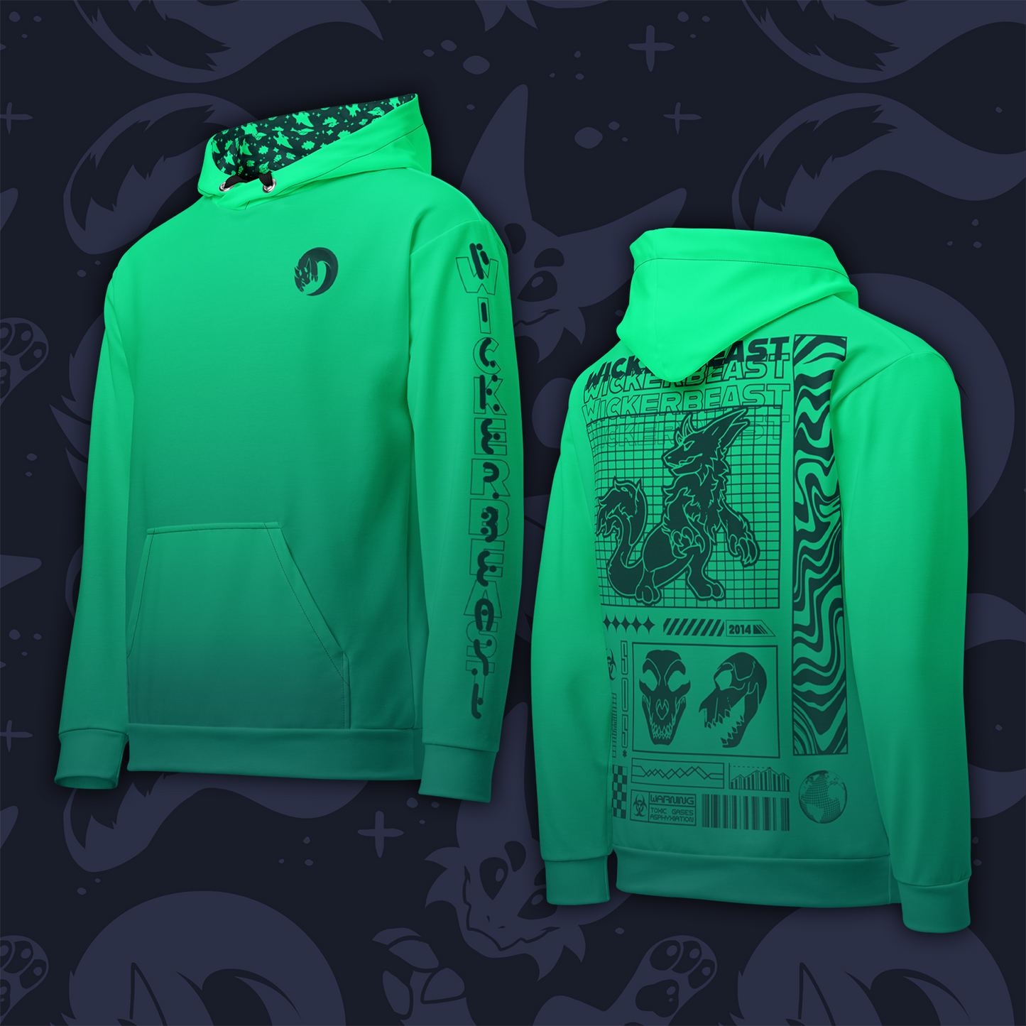 Wicker Cave "Wicker Beast" Pullover Hoodie