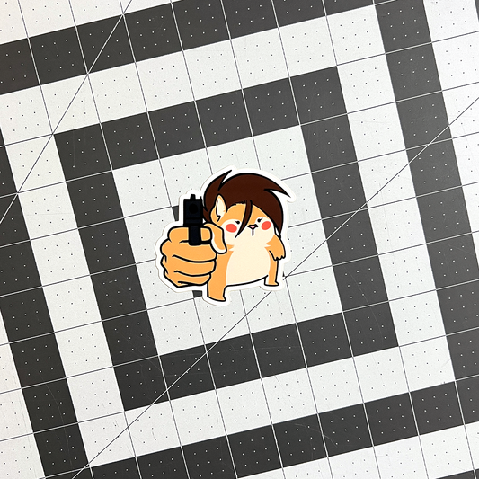 Toofer Gun Sticker
