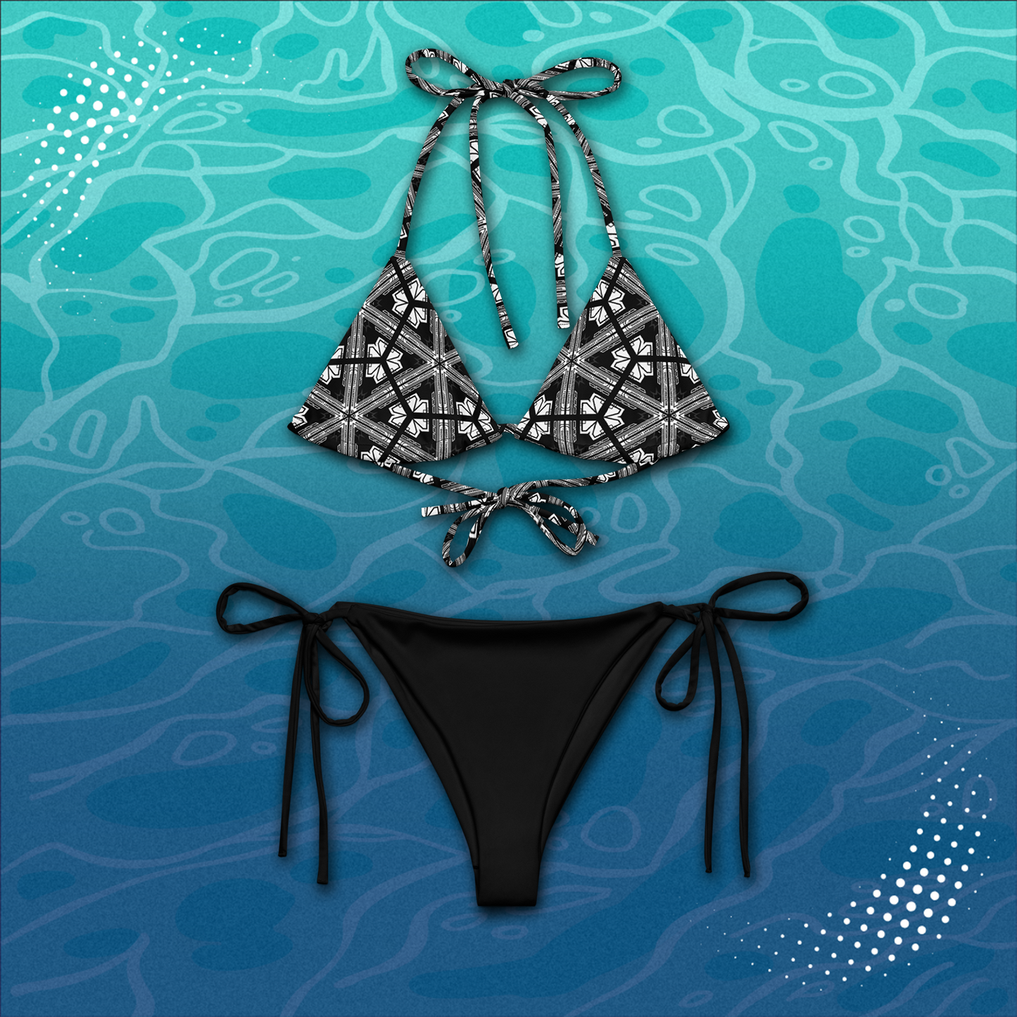 Wicker Cave "WICKERR0R" Bikini Top & Bottom