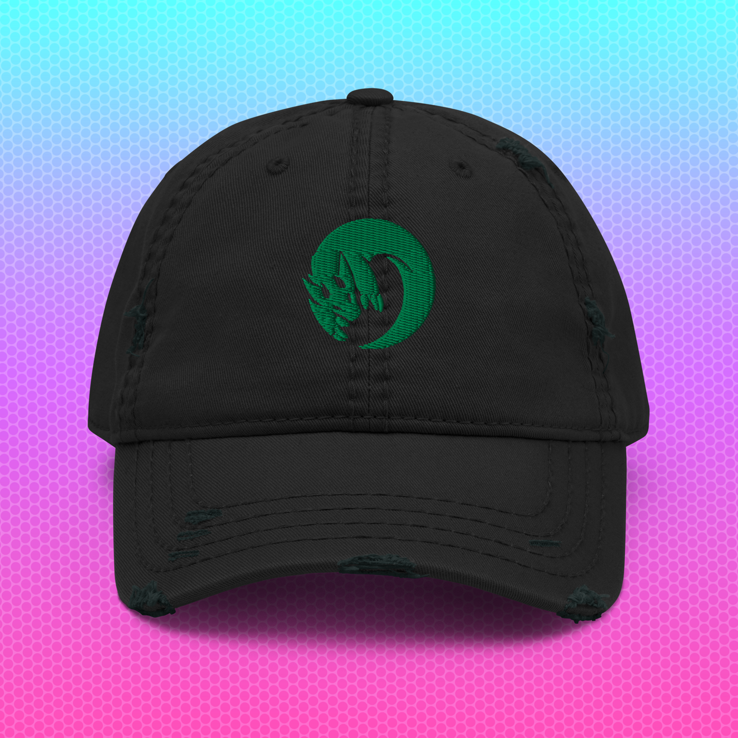 Wicker Cave "WICKERR0R" Distressed Embroidered Hat