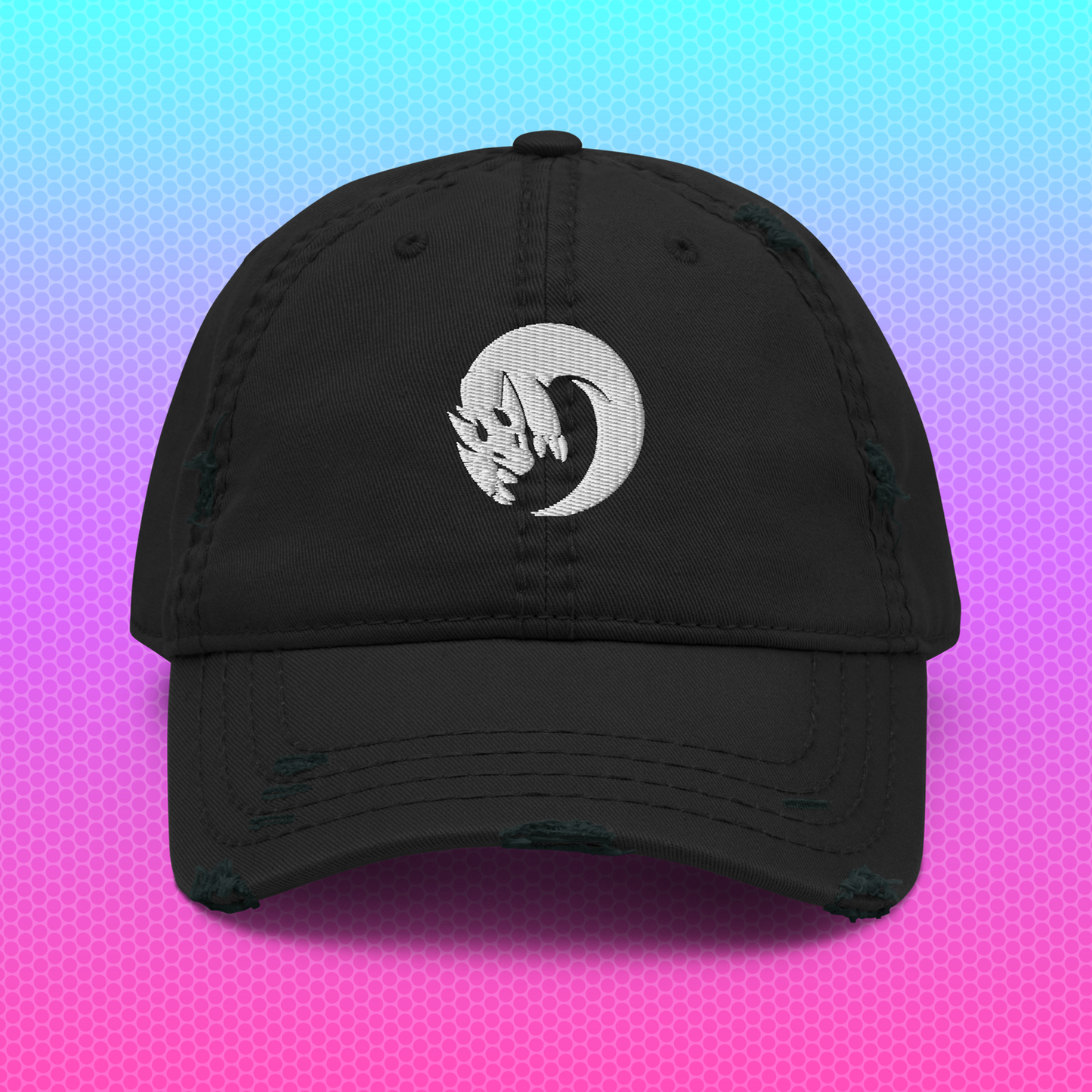 Wicker Cave "WICKERR0R" Distressed Embroidered Hat