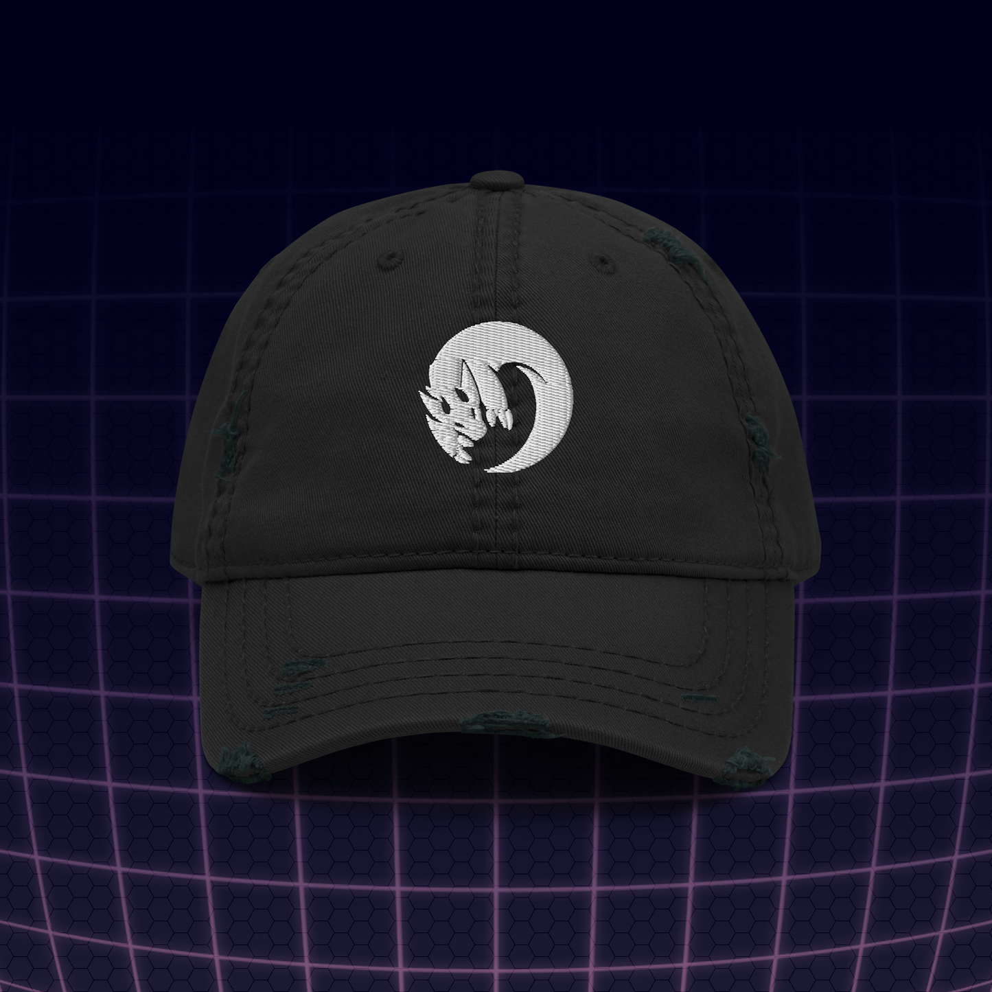 Wicker Cave "WICKERR0R" Distressed Embroidered Hat