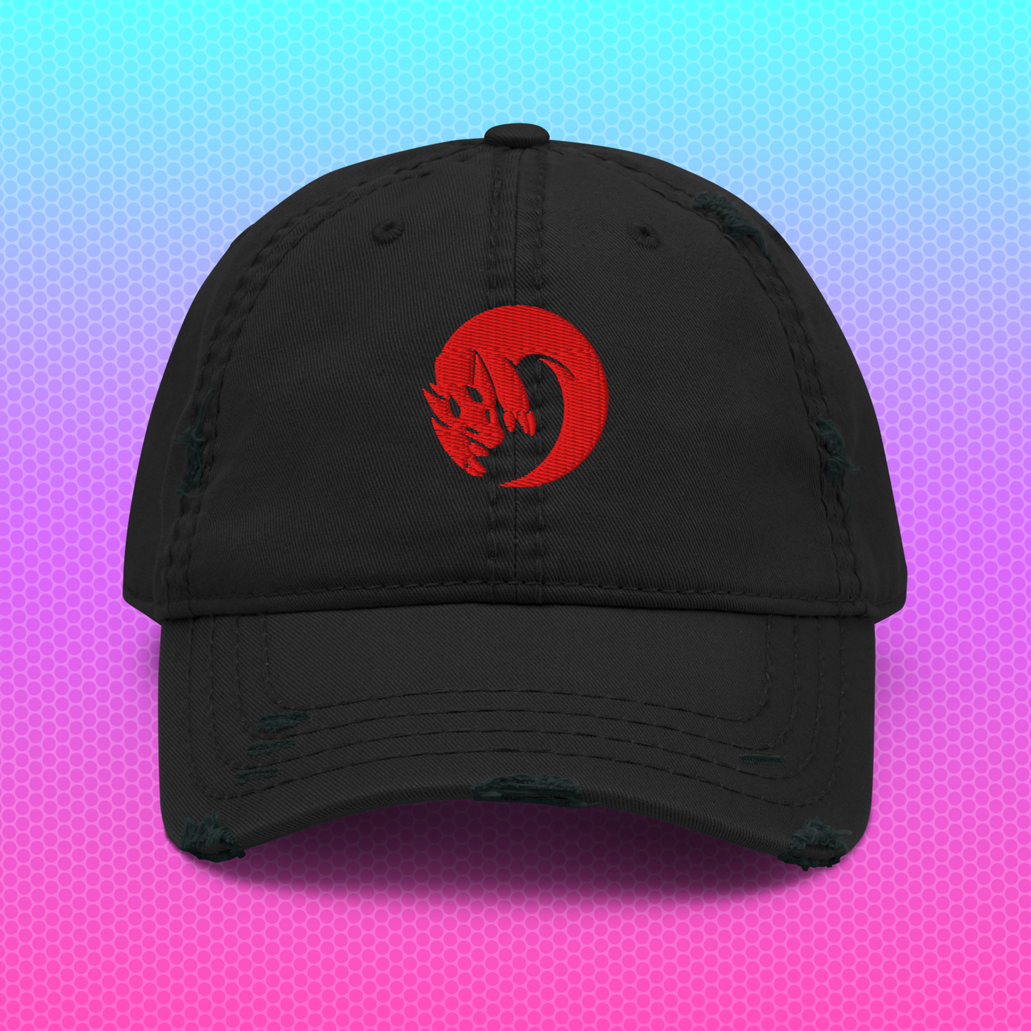 Wicker Cave "WICKERR0R" Distressed Embroidered Hat