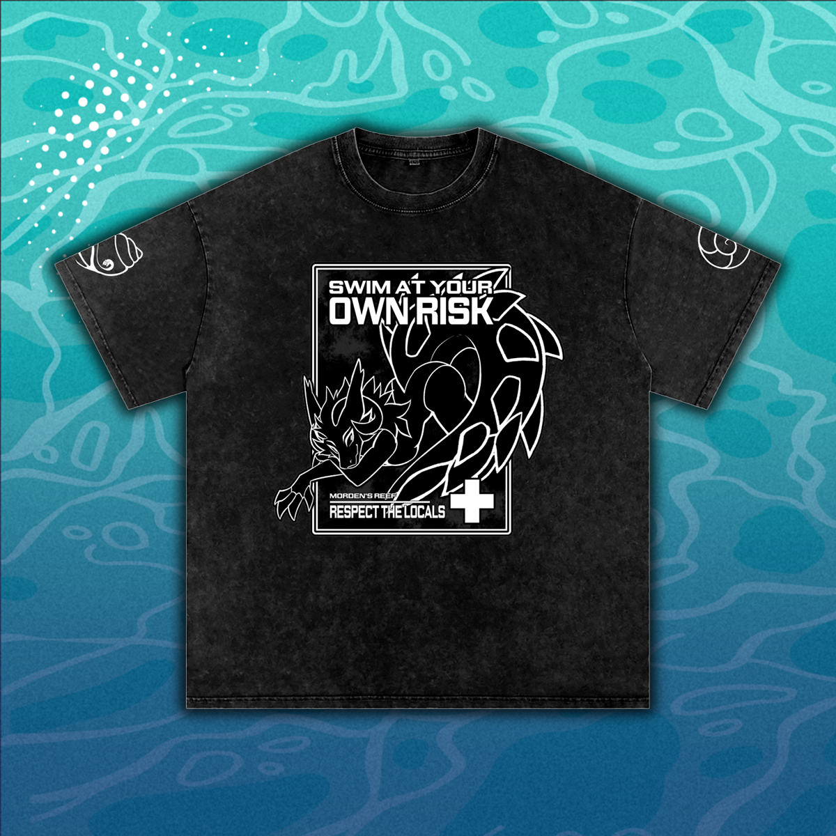 Wicker Cave "Swim at Your Own Risk" Premium Streetwear Tee