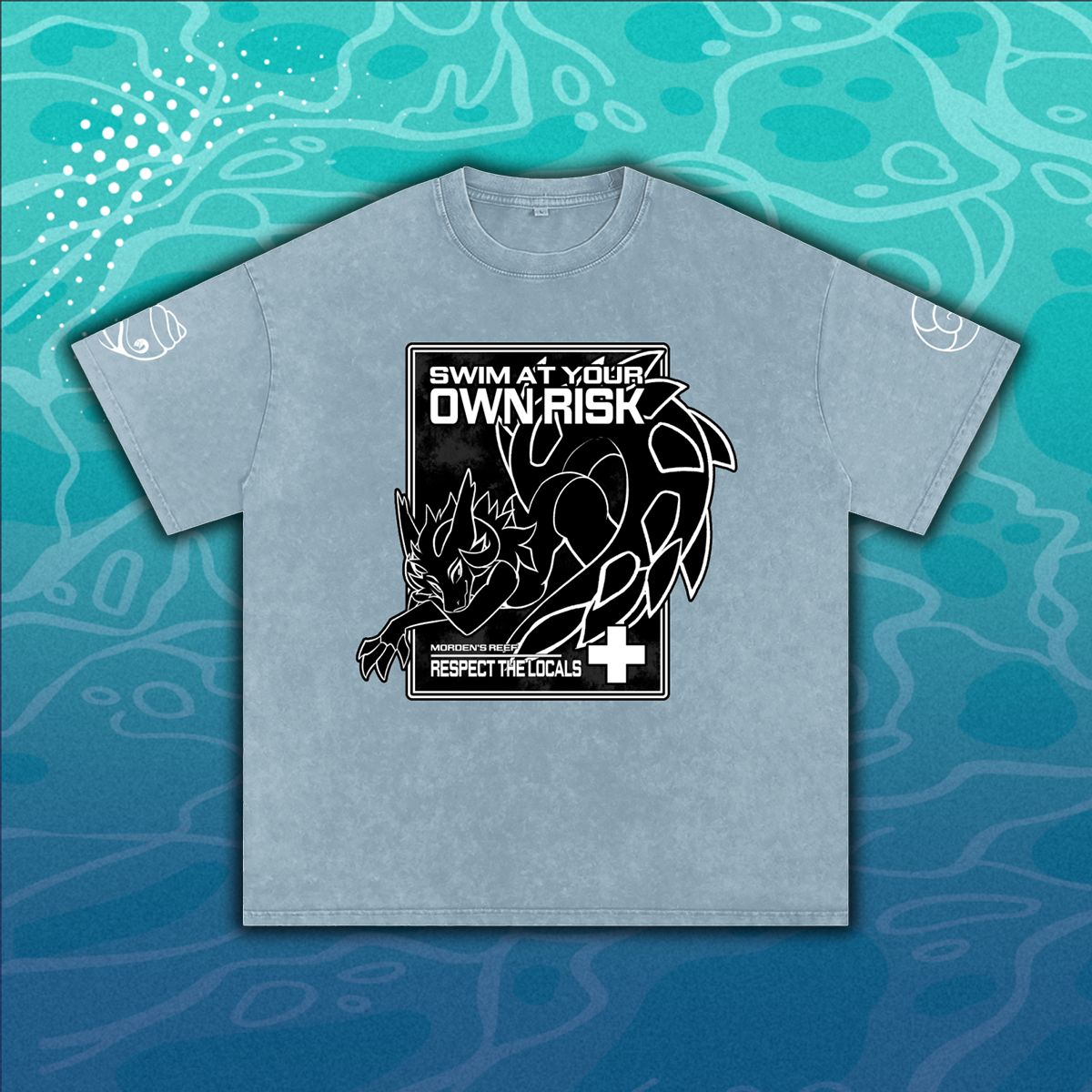 Wicker Cave "Swim at Your Own Risk" Premium Streetwear Tee