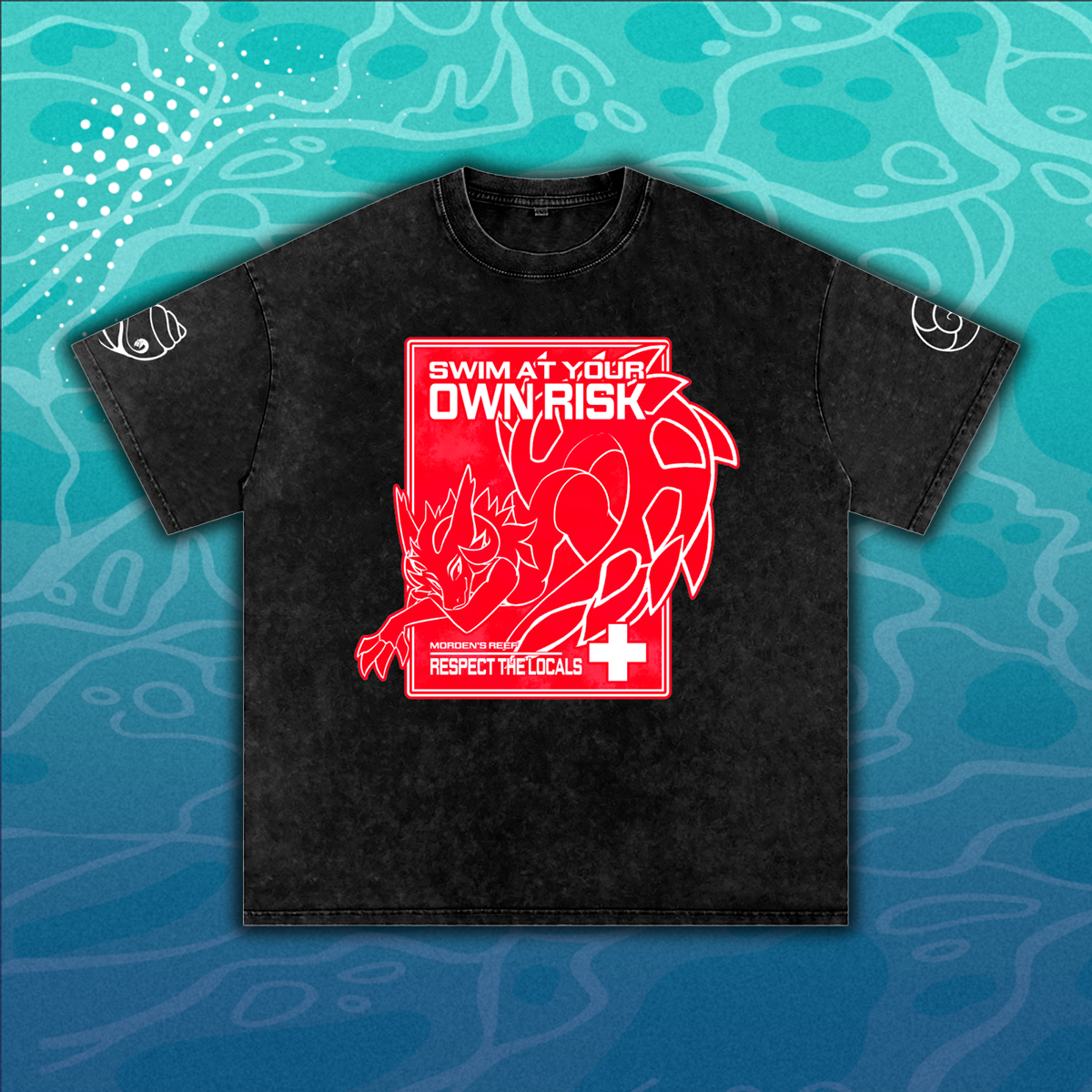 Wicker Cave "Swim at Your Own Risk" Premium Streetwear Tee