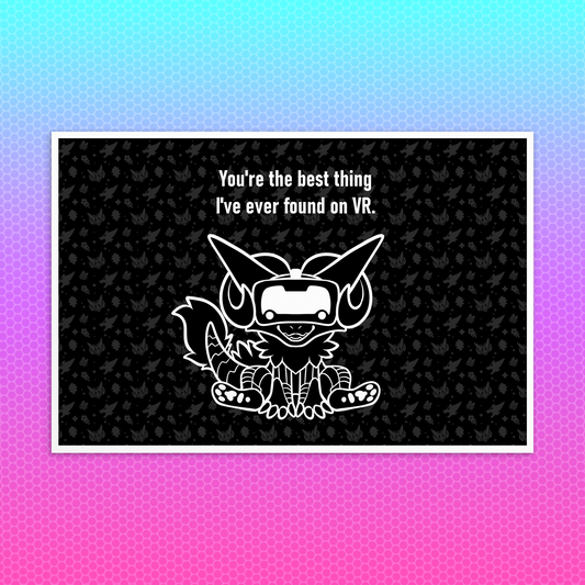 Wicker Cave "VR" Postcard