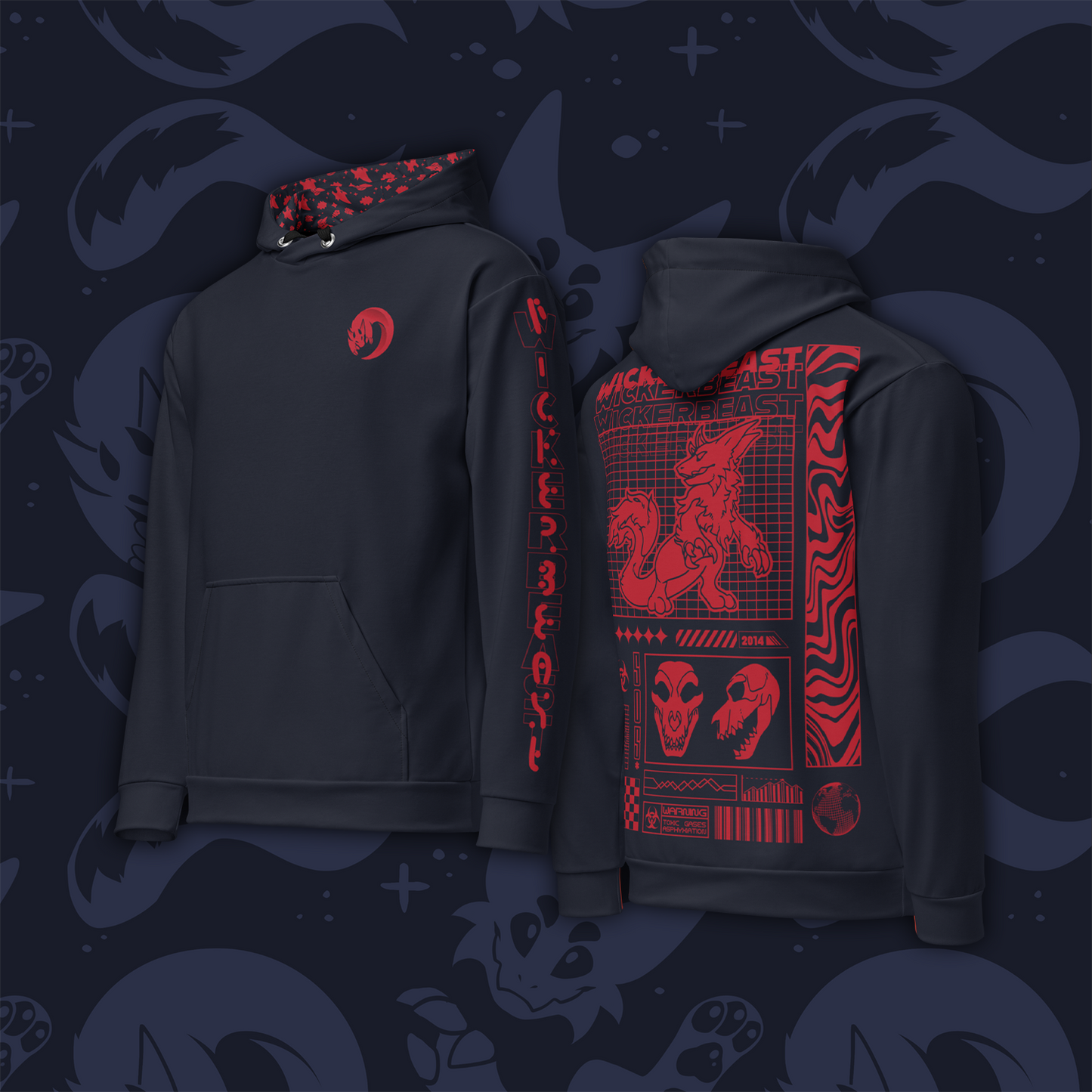Wicker Cave "Wicker Beast" Pullover Hoodie