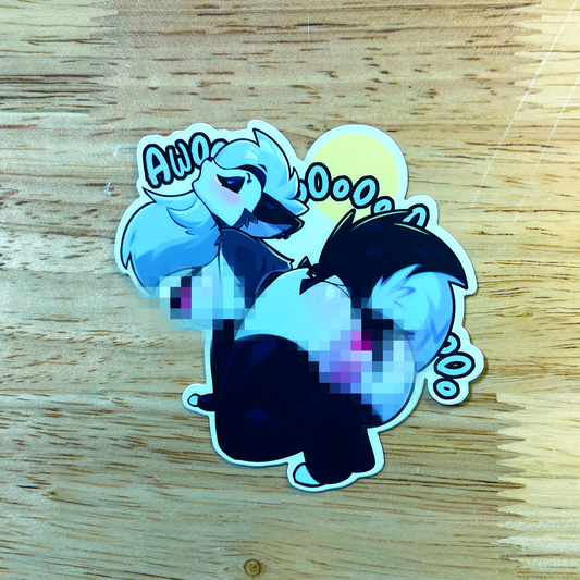 Zhadart - Howl at the Moon Sticker