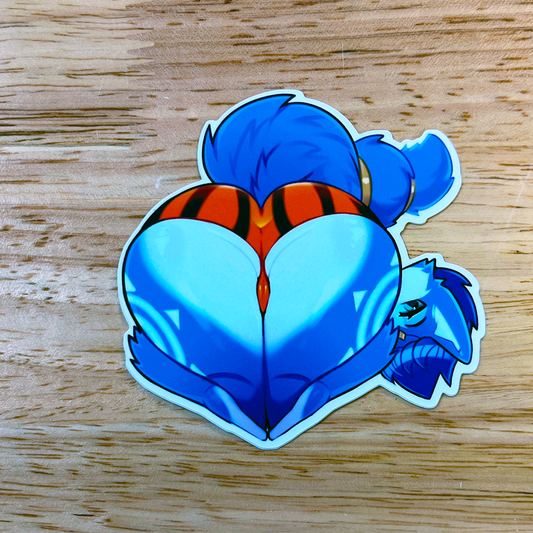 Zhadart - Krystal Butt Sticker