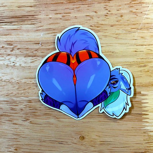 Zhadart - Roxanne Butt Sticker