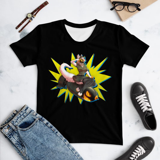 Juno the Protogen "She's the Bomb" Women's Crew Neck T-shirt