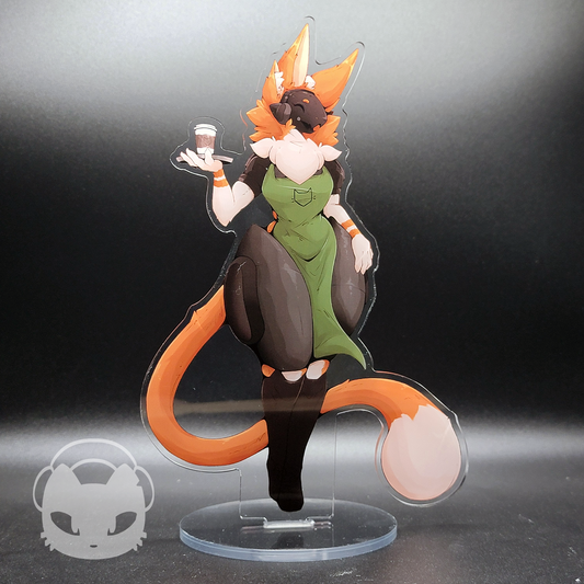 SketchyProtogen "Coffee Barista" Acrylic Standee