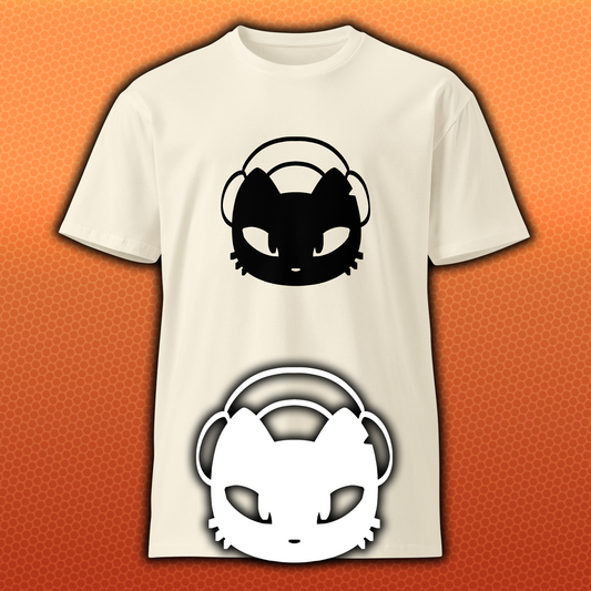 SketchyProtogen "Headphone Cat" Logo Tee