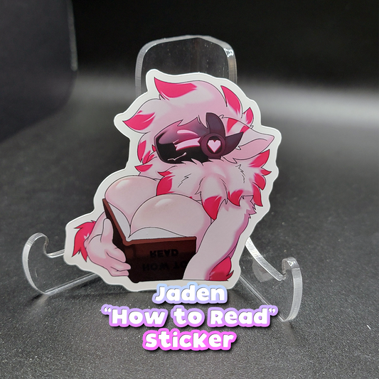 Jaden "How to Read" Sticker