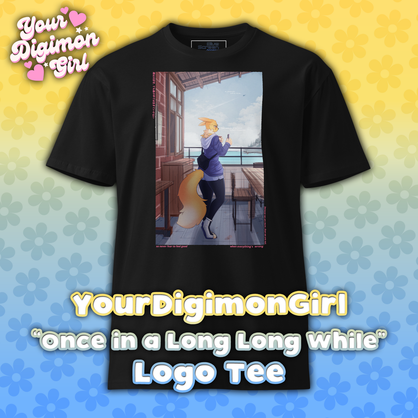 YourDigimonGirl "Once in a Long Long While" Logo Tee