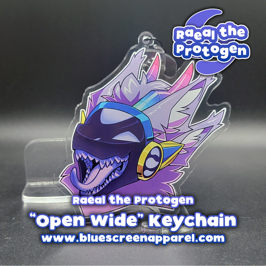 Raeal "Open Wide" Acrylic Keychain
